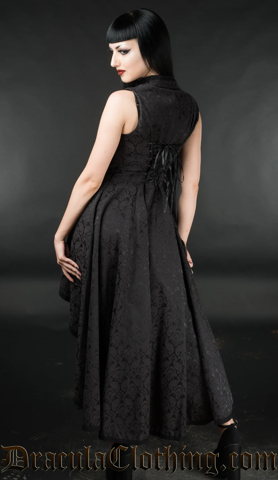 Brocade Choker Dress - Image 5