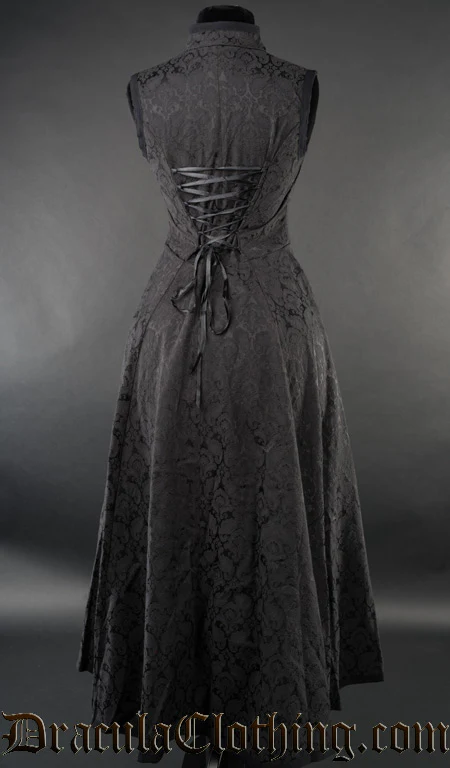 Brocade Choker Dress - Image 6