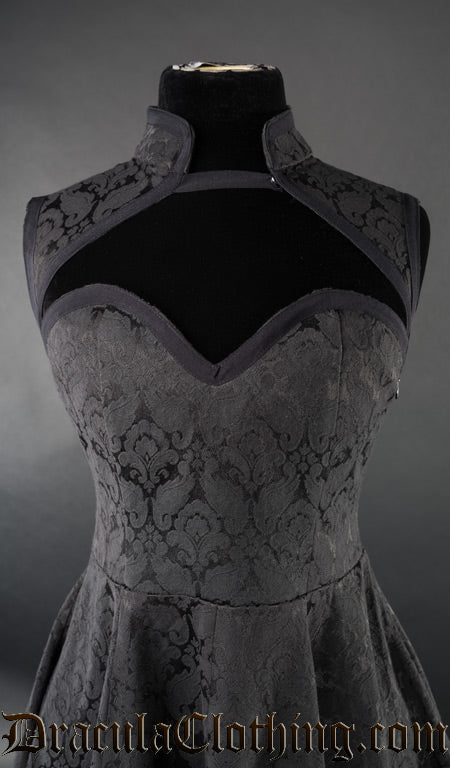 Brocade Choker Dress - Image 7