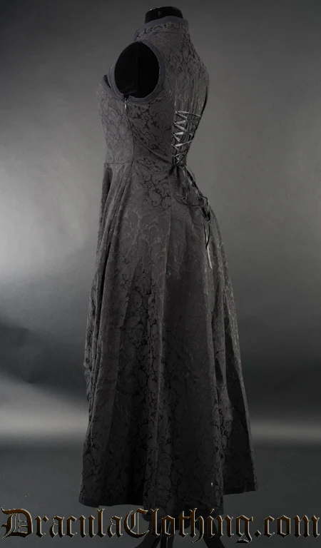 Brocade Choker Dress - Image 8
