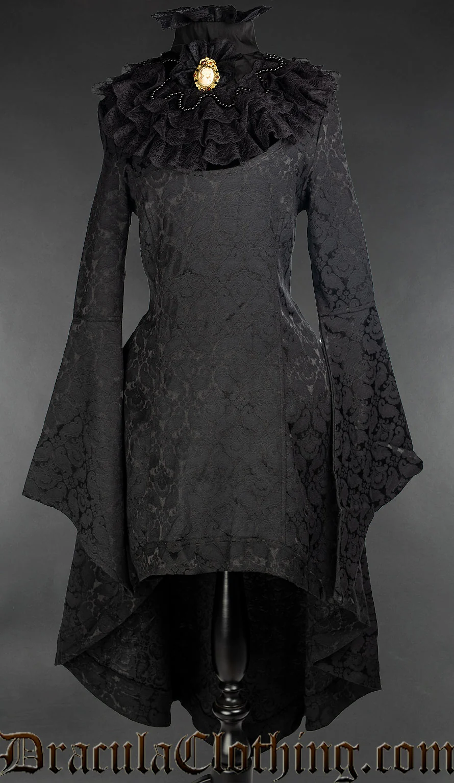 Brocade Collar Dress - Image 2