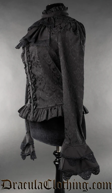 Brocade Cravat Blouse - Image 6