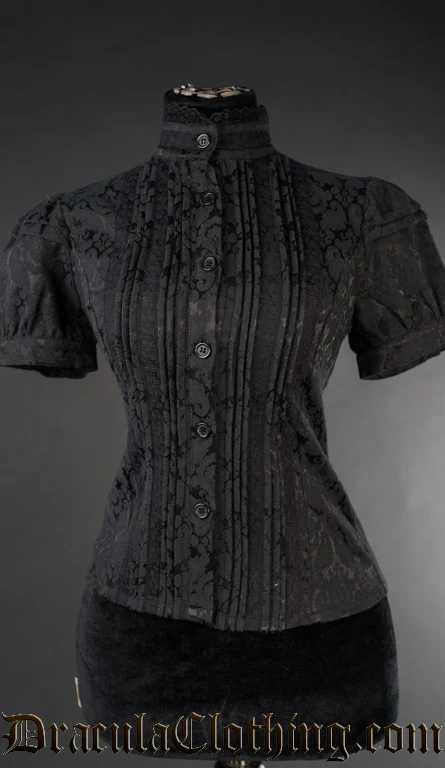 Brocade Edwardian Blouse - Image 2