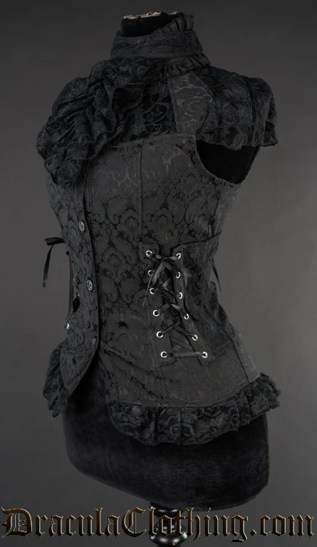 Brocade Laced Blouse - Image 3