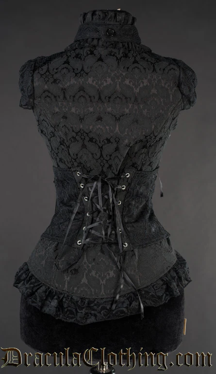 Brocade Laced Blouse - Image 5