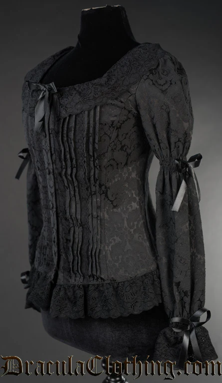Brocade Romantic Blouse - Image 4