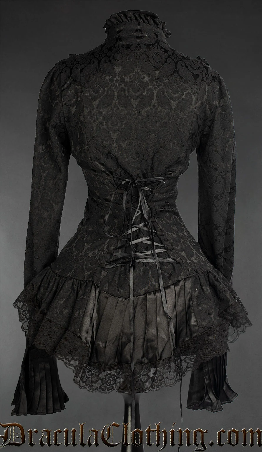 Brocade Ruffle Blouse - Image 3