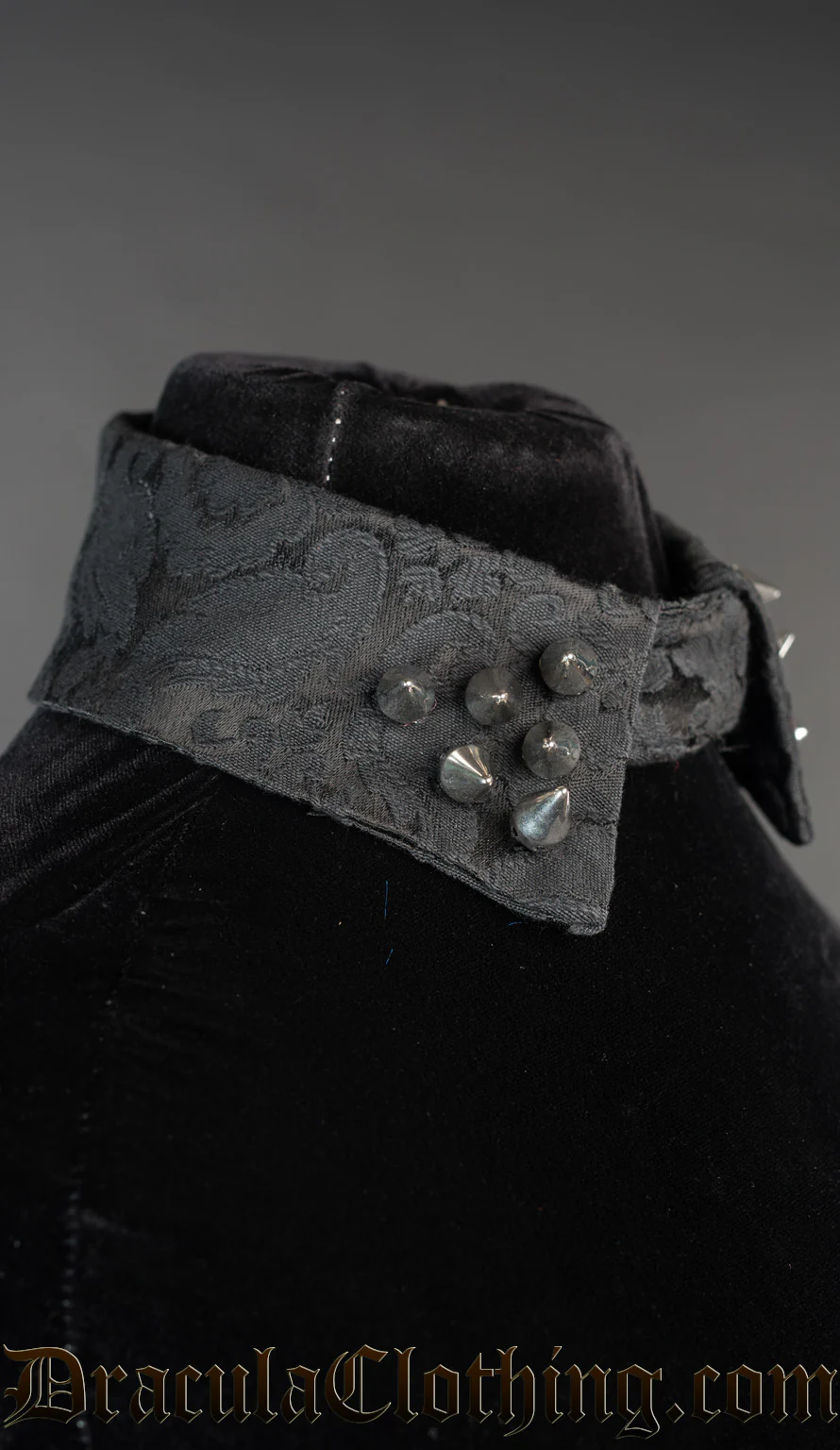 Brocade Spiked Choker - Image 2