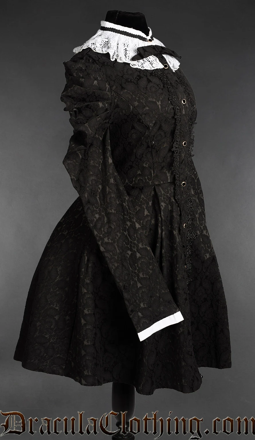 Brocade Victorian Shirtdress - Image 4
