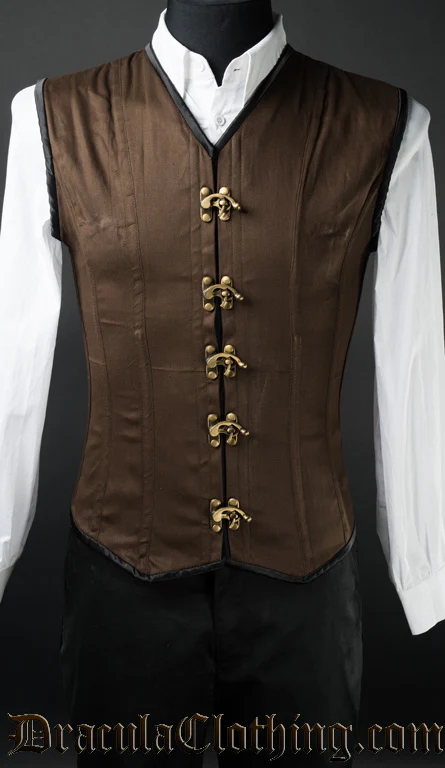 Brown Cotton Clasp V-Shaper - Image 2