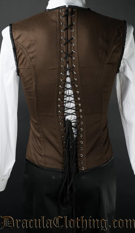 Brown Cotton Clasp V-Shaper - Image 3