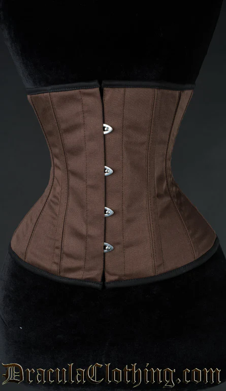 Steampunk Cotton Underbust Corset - Image 3