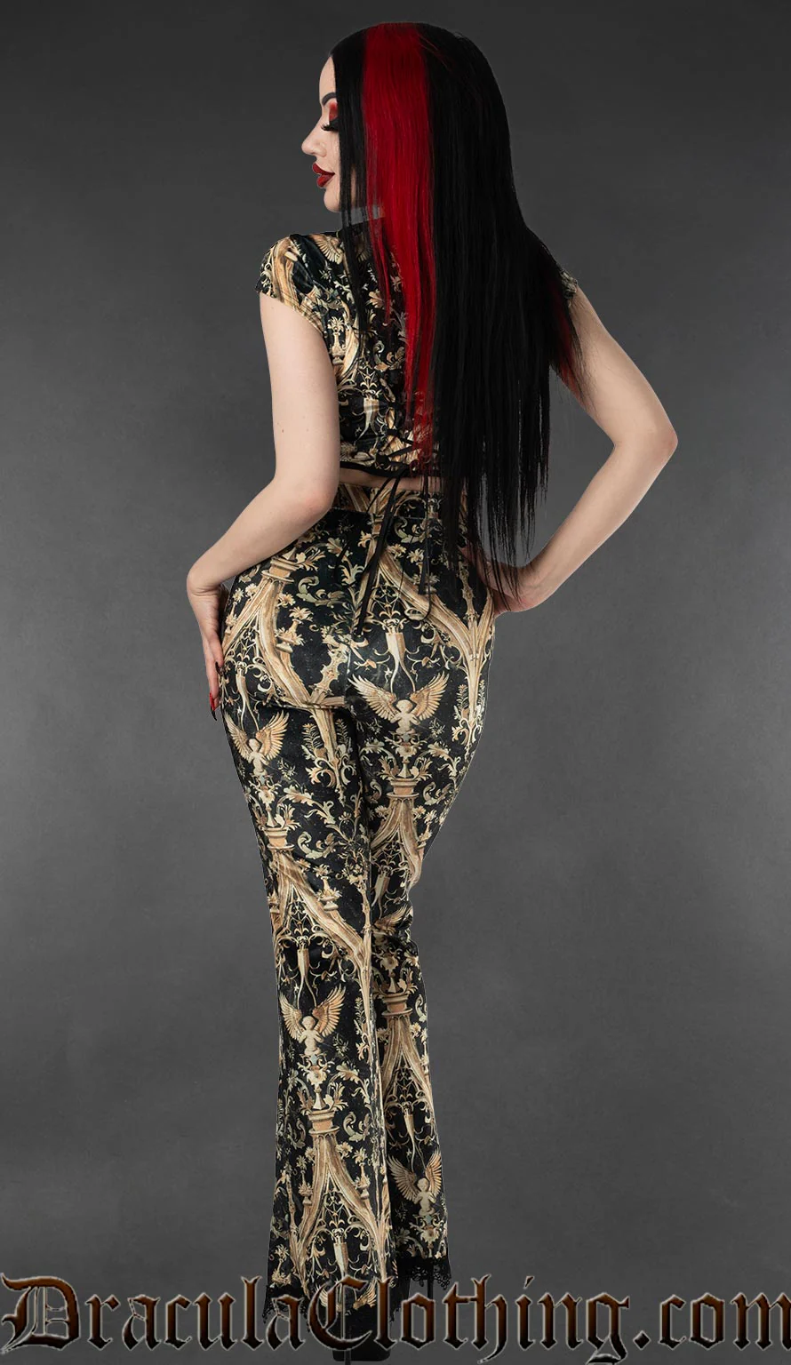 Cherub Flare Velvet Pants - Image 2