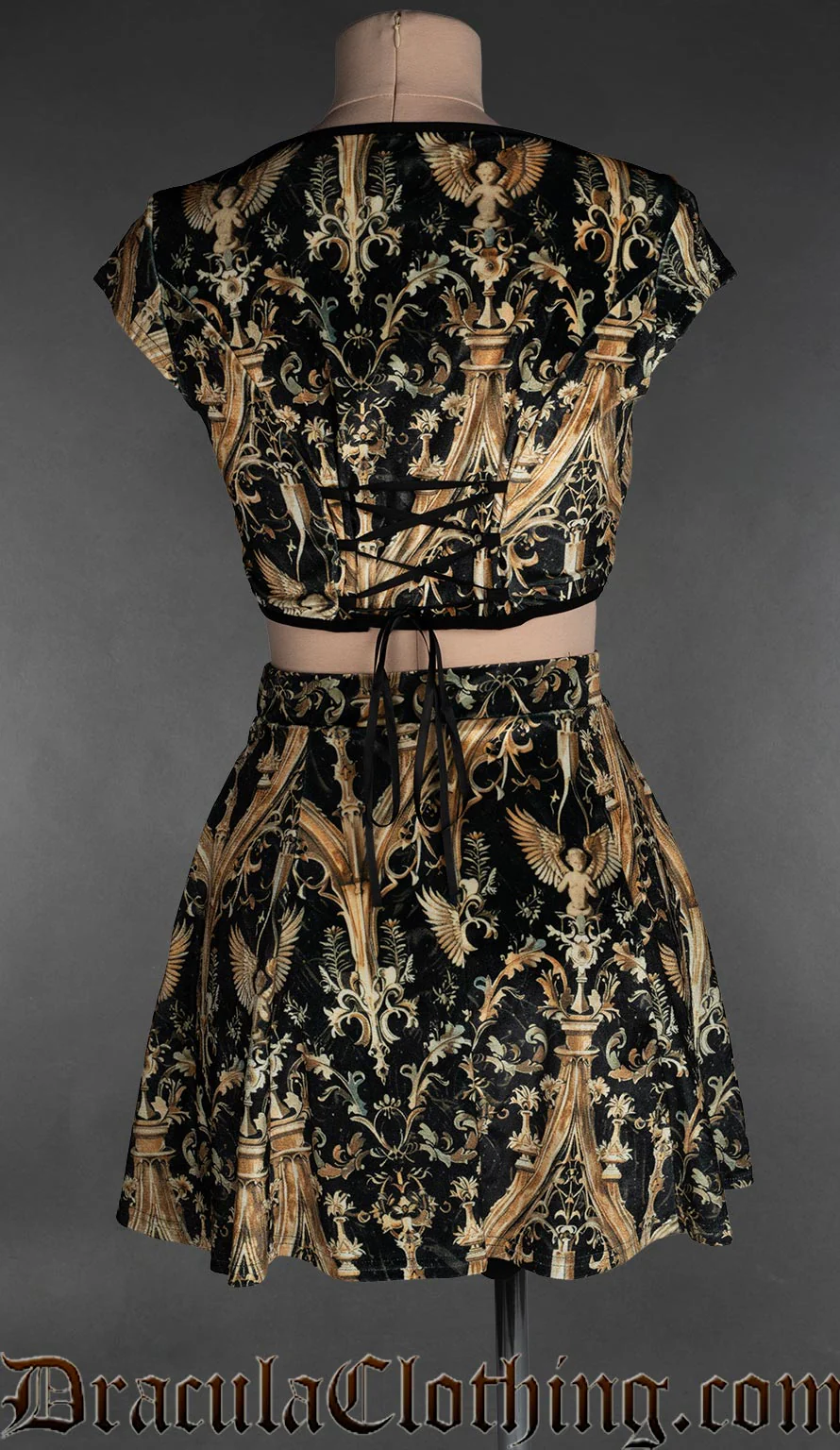 Cherub Velvet Crop Top - Image 3
