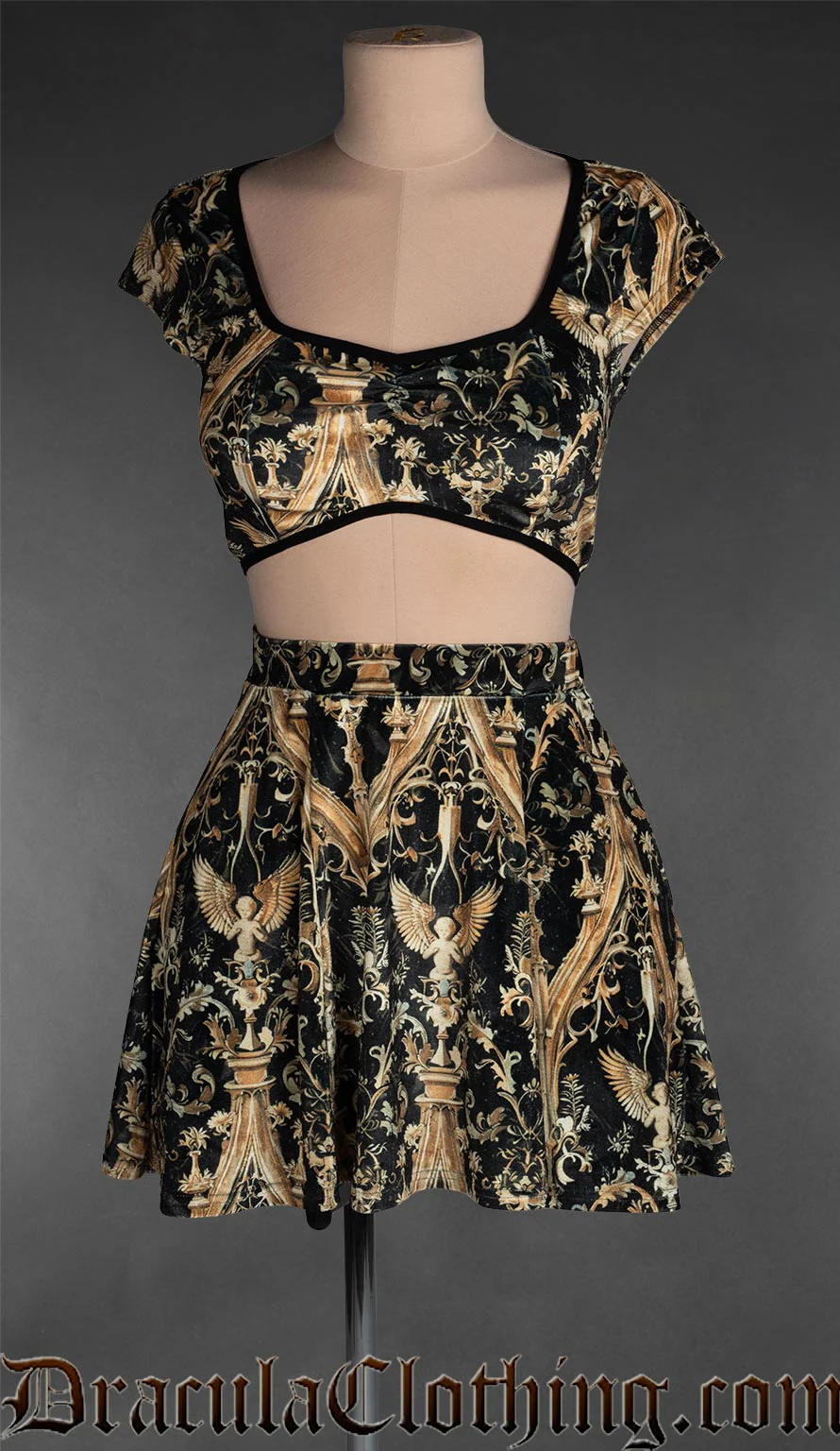Cherub Velvet Crop Top - Image 4