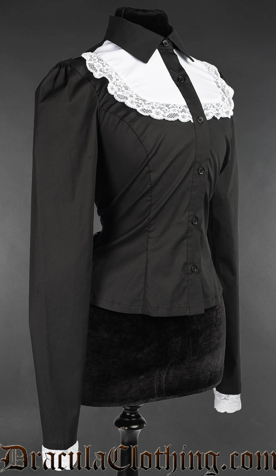 Cotton Bib Blouse - Image 2