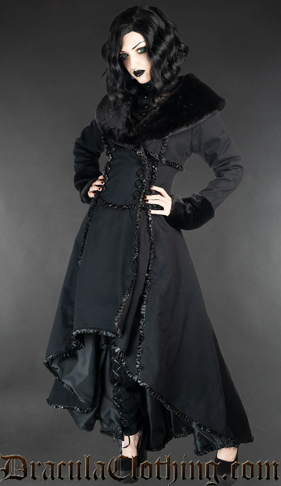 Cotton Evil Queen Coat - Image 4