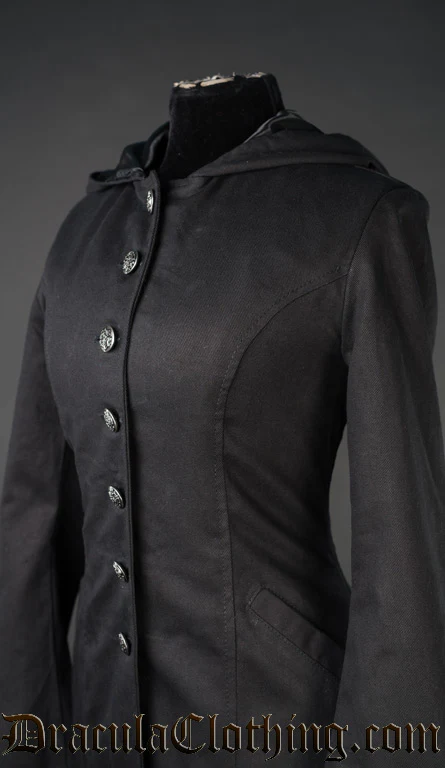 Cotton Hooded Coat - Image 3