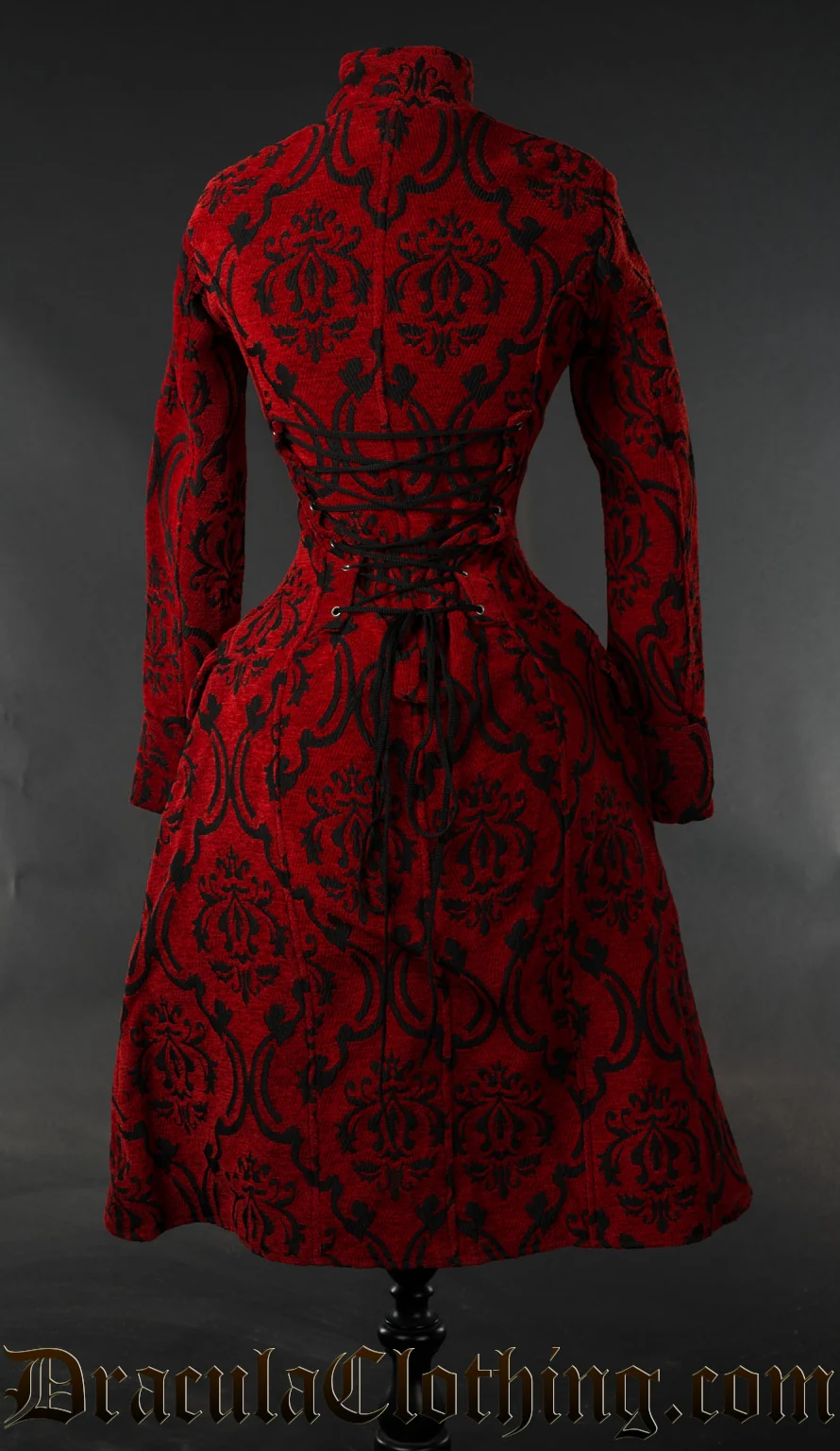 Crimson Autumn Coat - Image 4