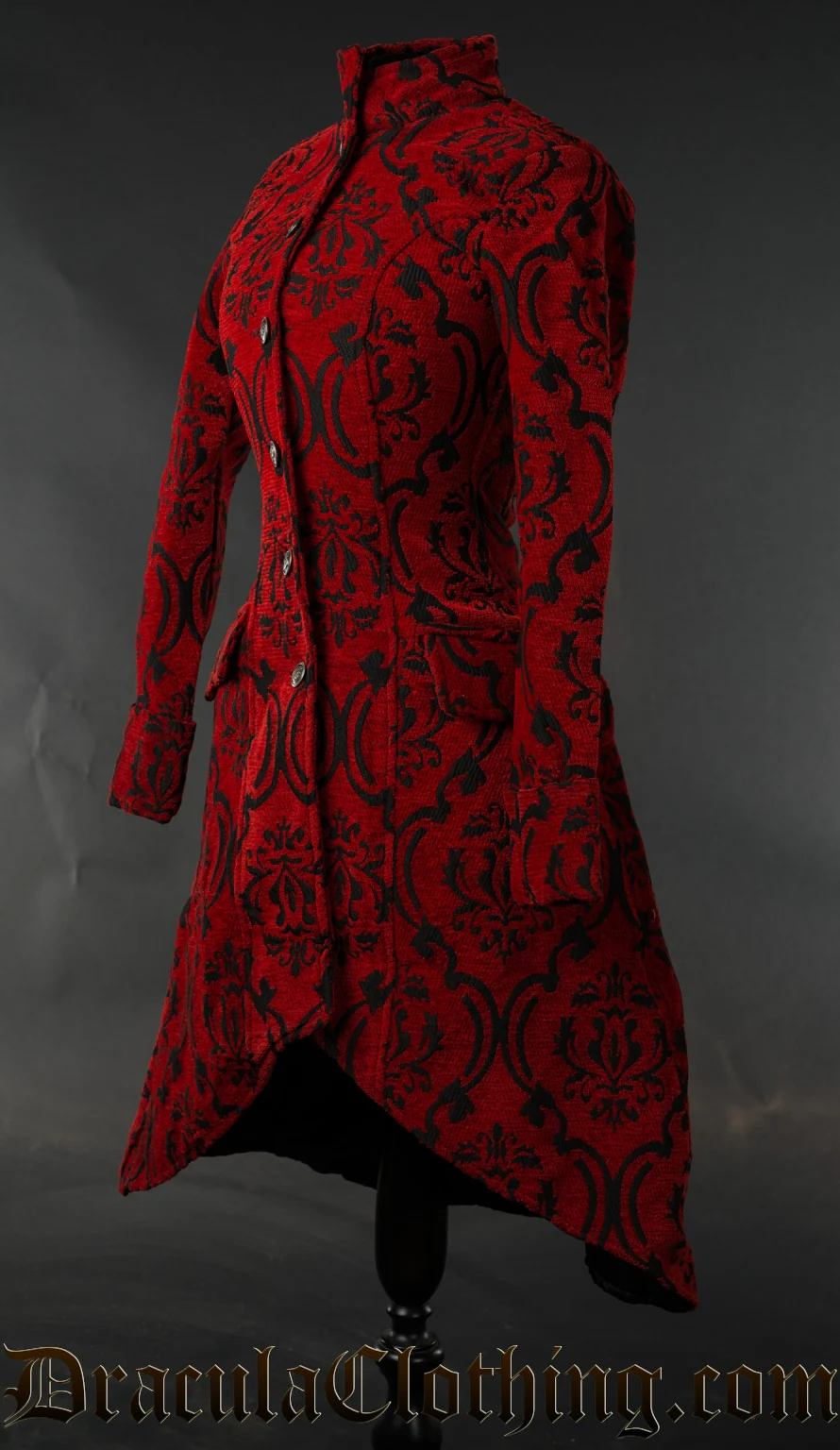 Crimson Autumn Coat - Image 5