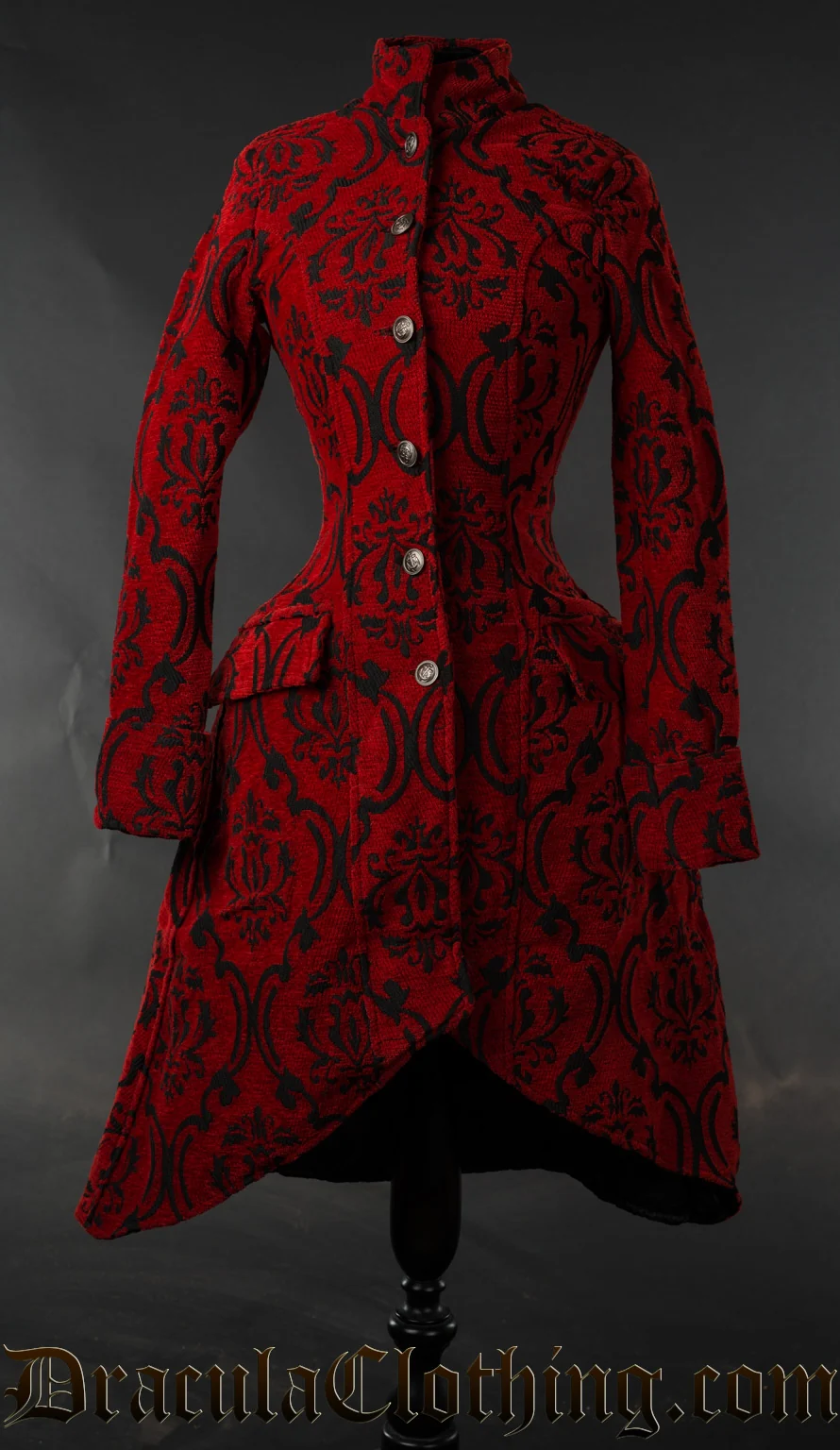 Crimson Autumn Coat - Image 6