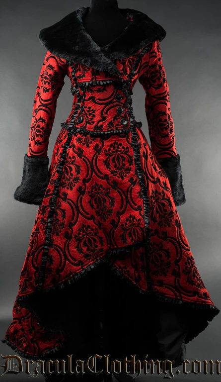 Crimson Evil Queen Coat - Image 3