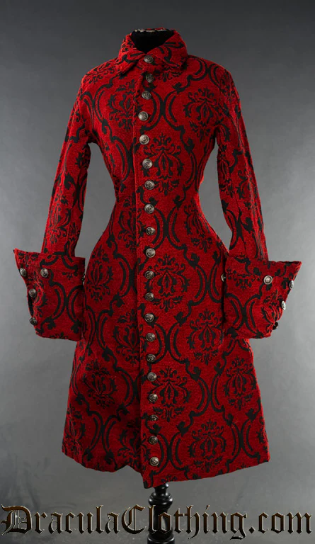 Crimson Female Admiral Coat - Image 2