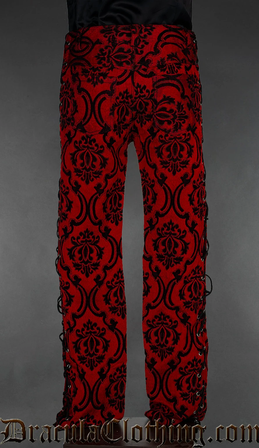 Crimson Laced Pants - Image 2