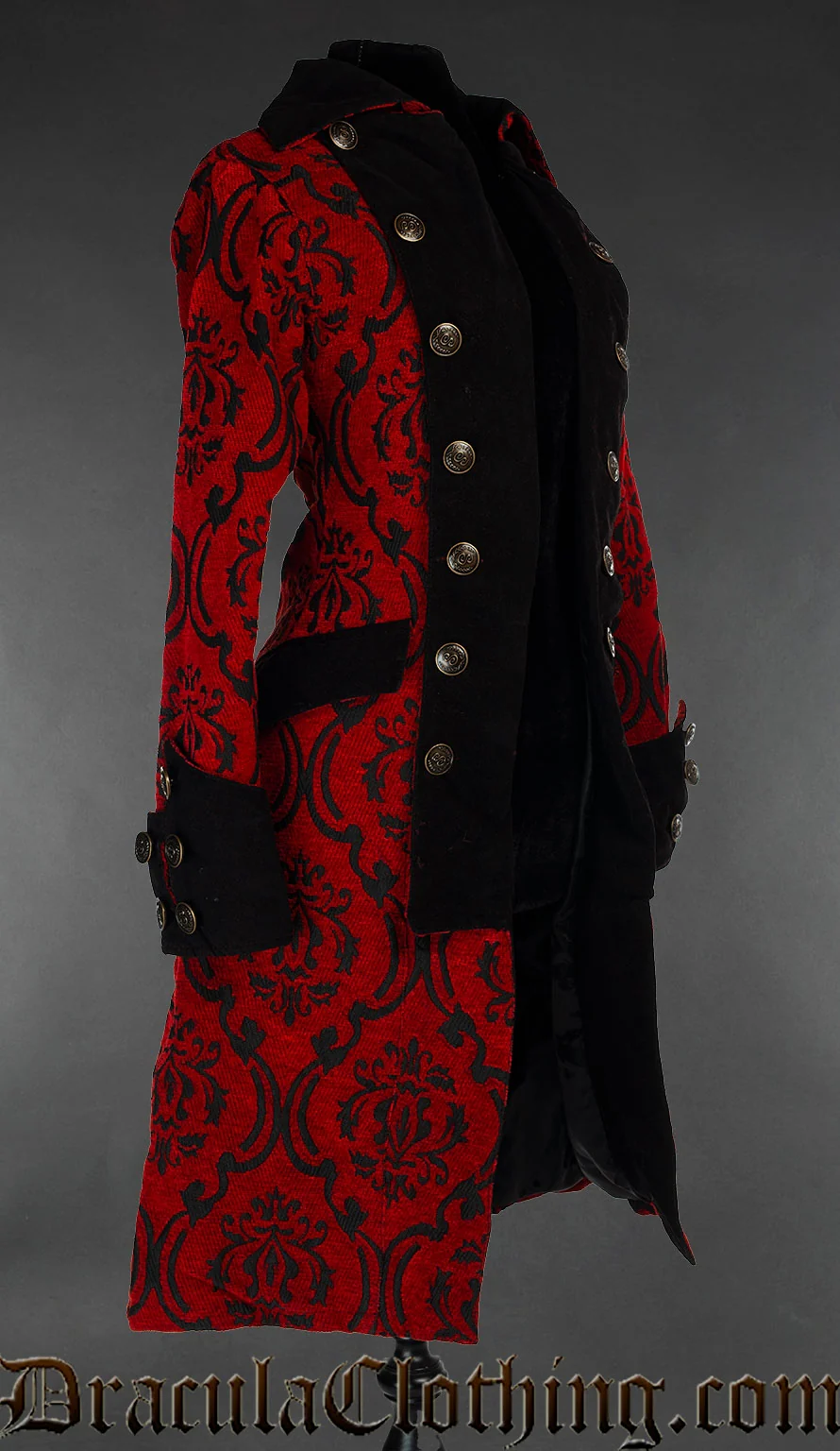 Crimson Pirate Princess Coat old