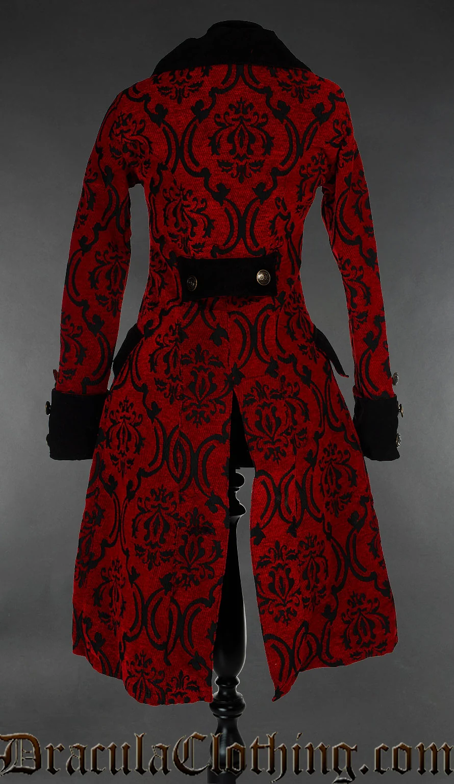 Crimson Pirate Princess Coat old - Image 3