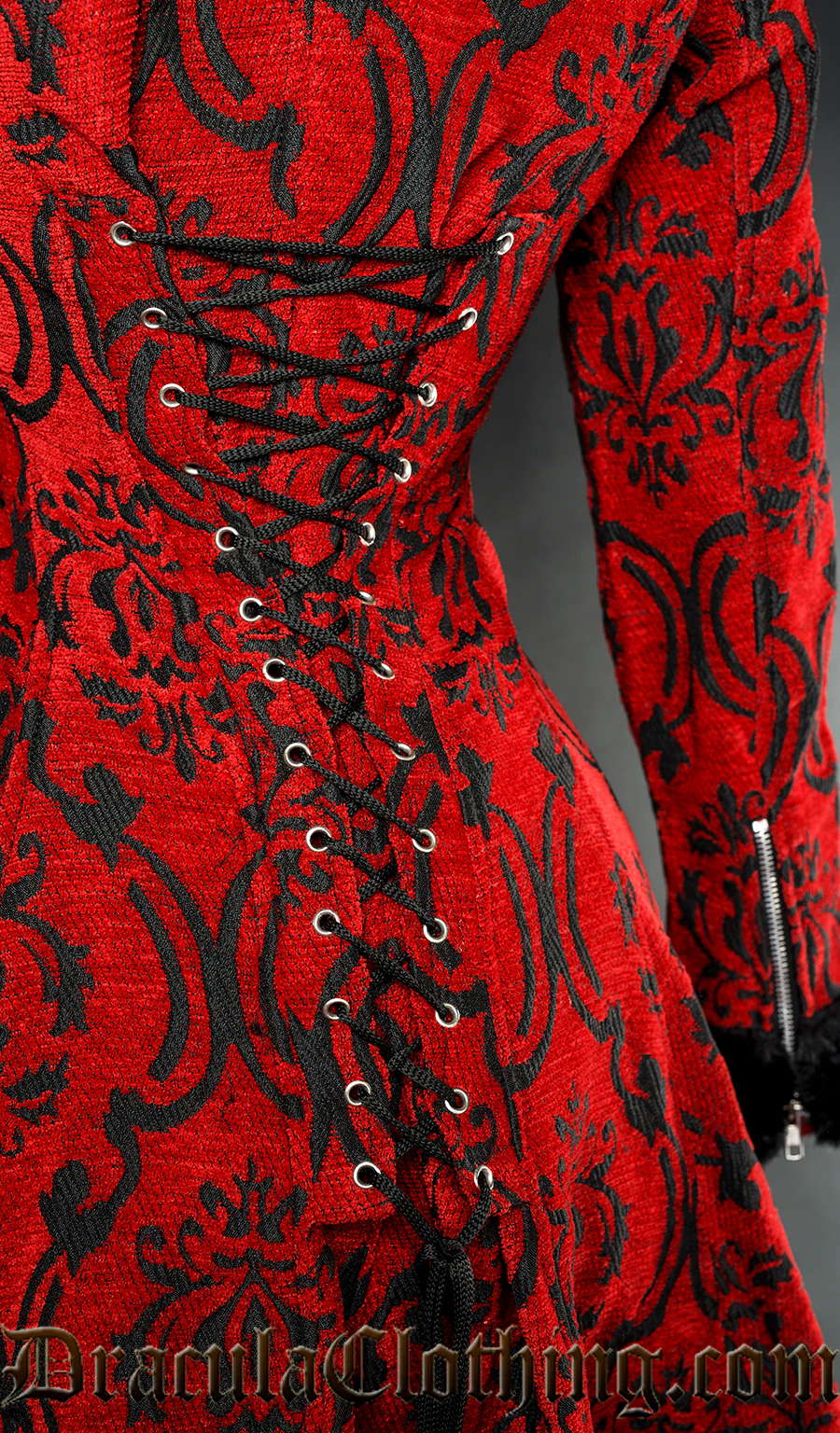 Crimson Shieldmaiden Coat - Image 4