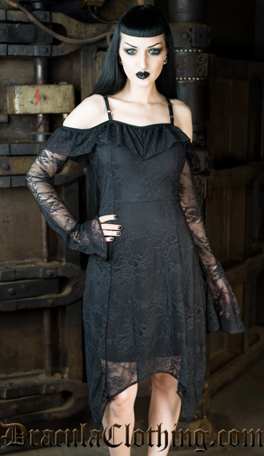 Dark Victorian Dress - Image 4