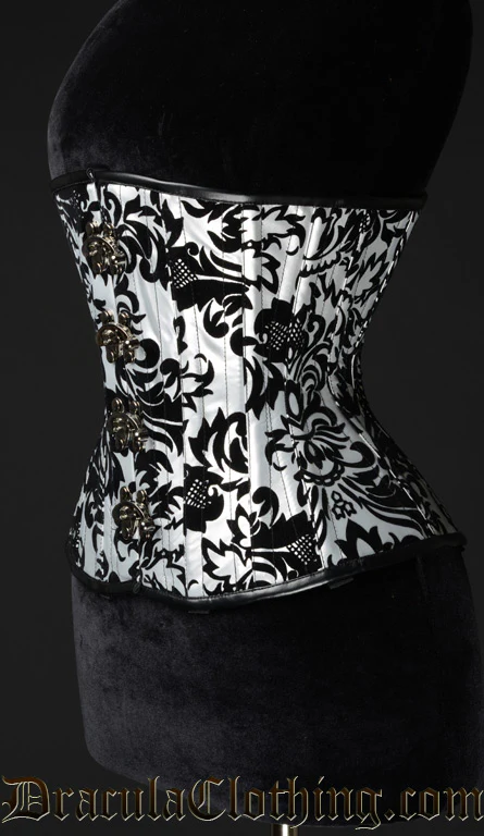 Double Boned Brocade Corset - Image 3