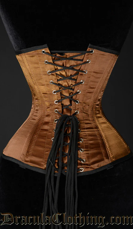 Double Boned Brown Corset - Image 3