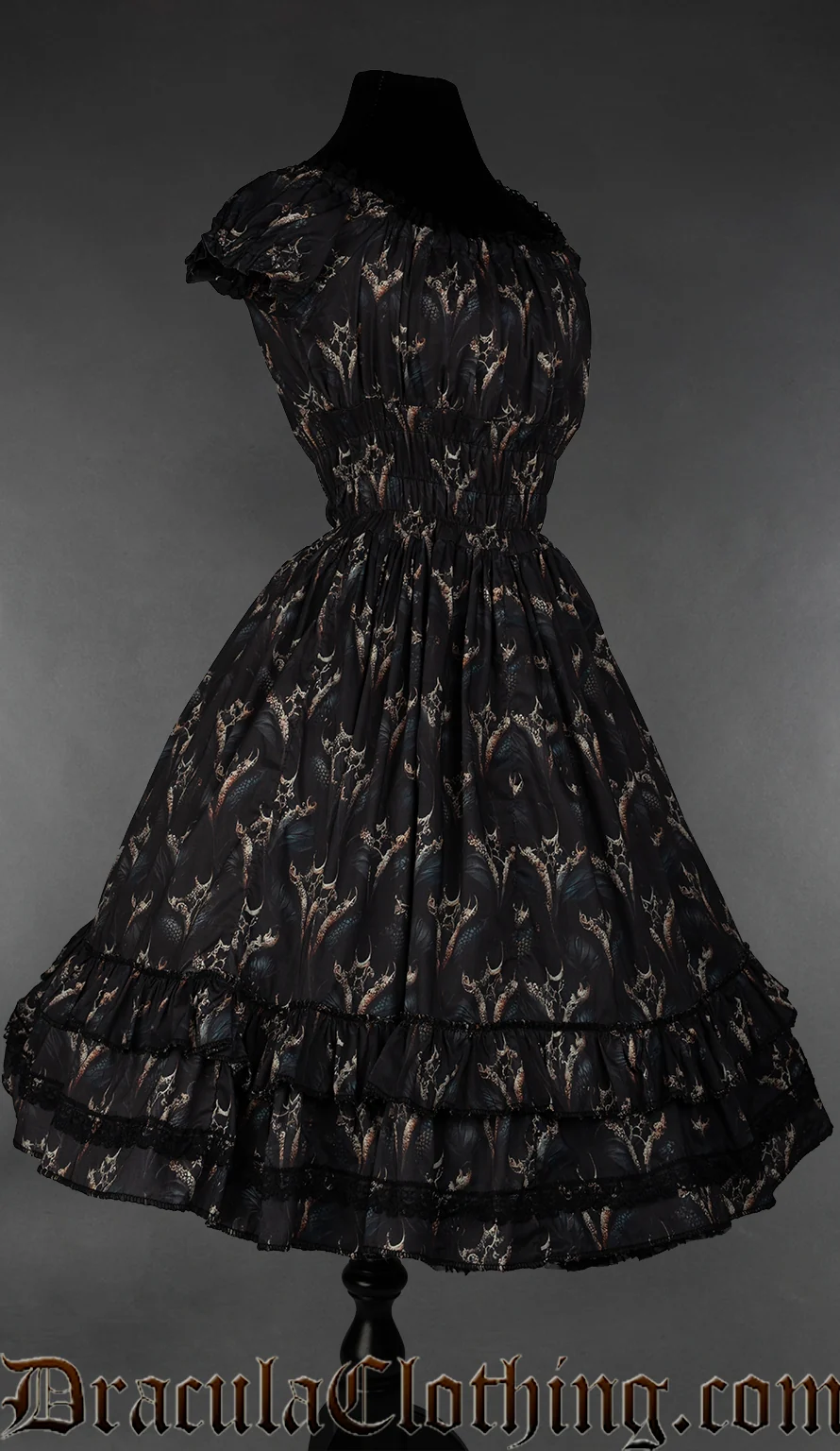 Dragon Gothabilly Dress - Image 3