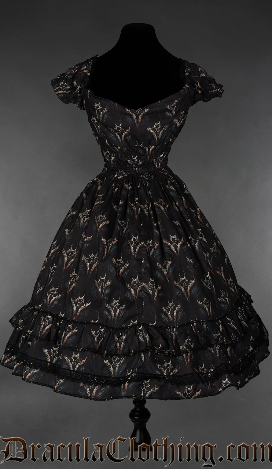 Dragon Gothabilly Dress - Image 4