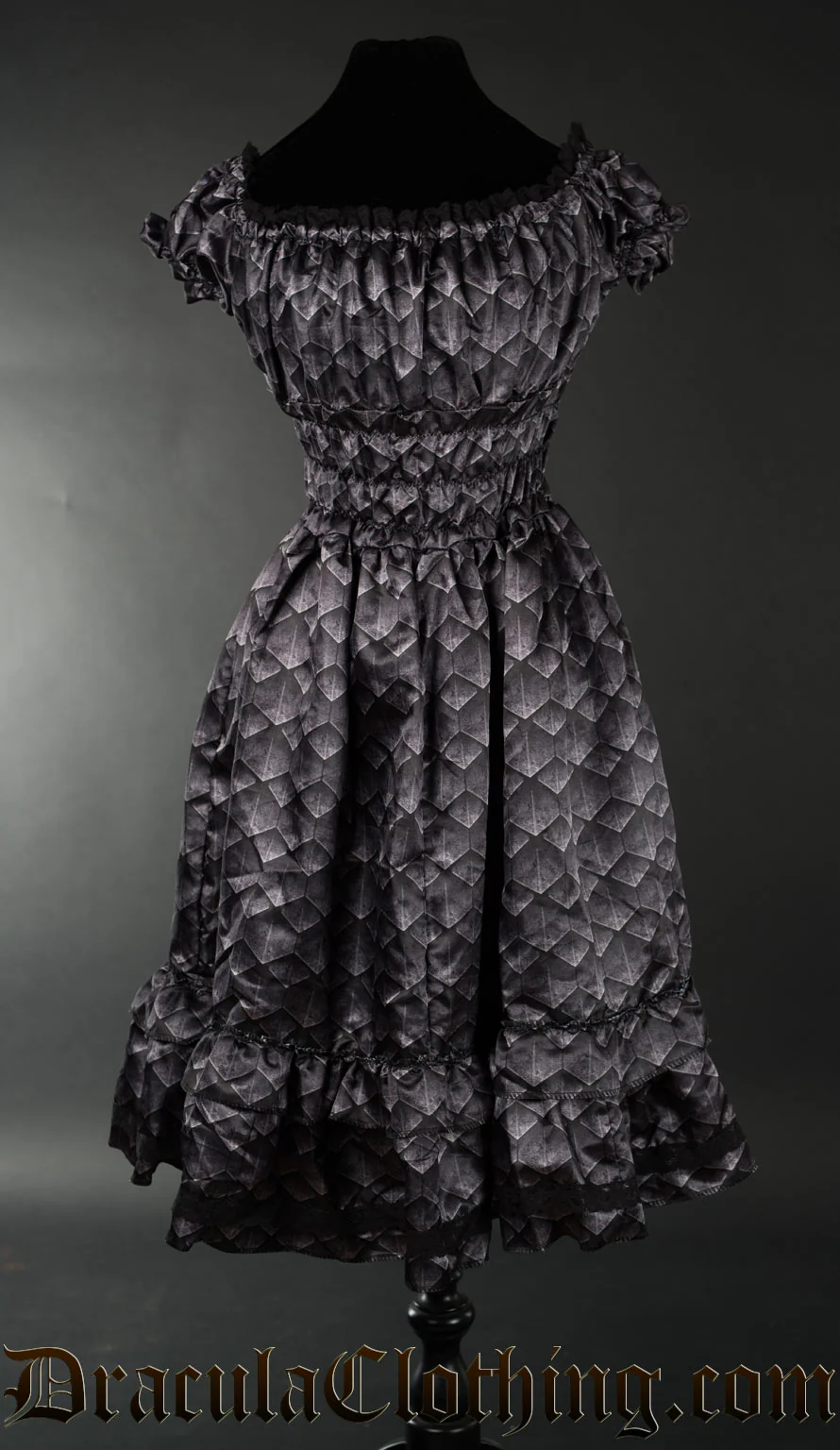 Dragon Scale Gothabilly Dress - Image 4
