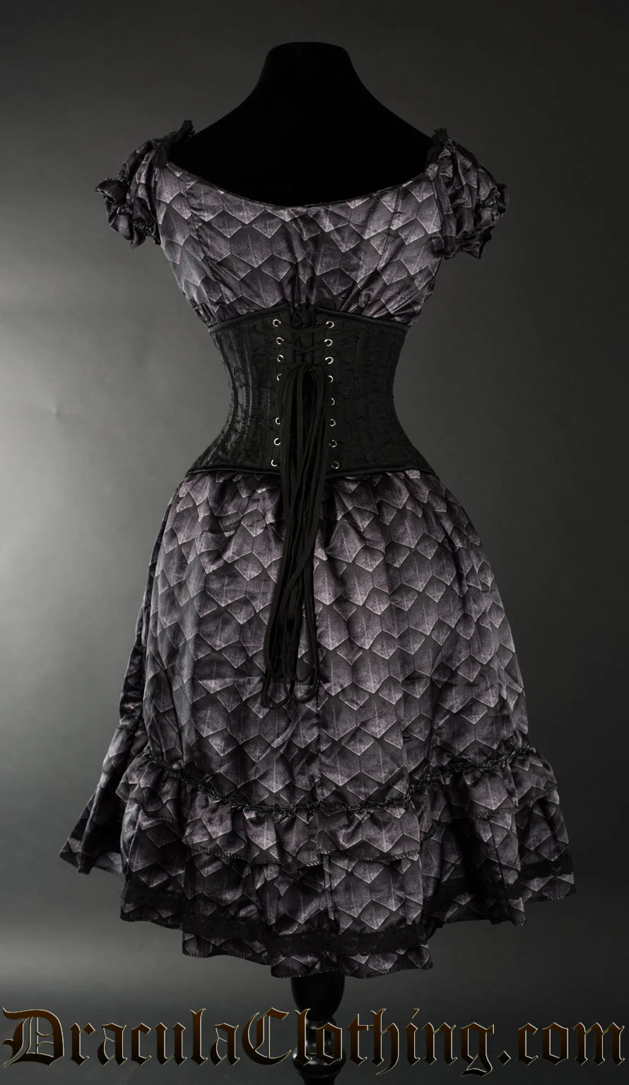 Dragon Scale Gothabilly Dress - Image 6