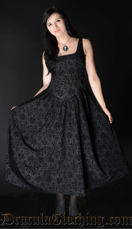 Elegant Brocade Dress - Image 4