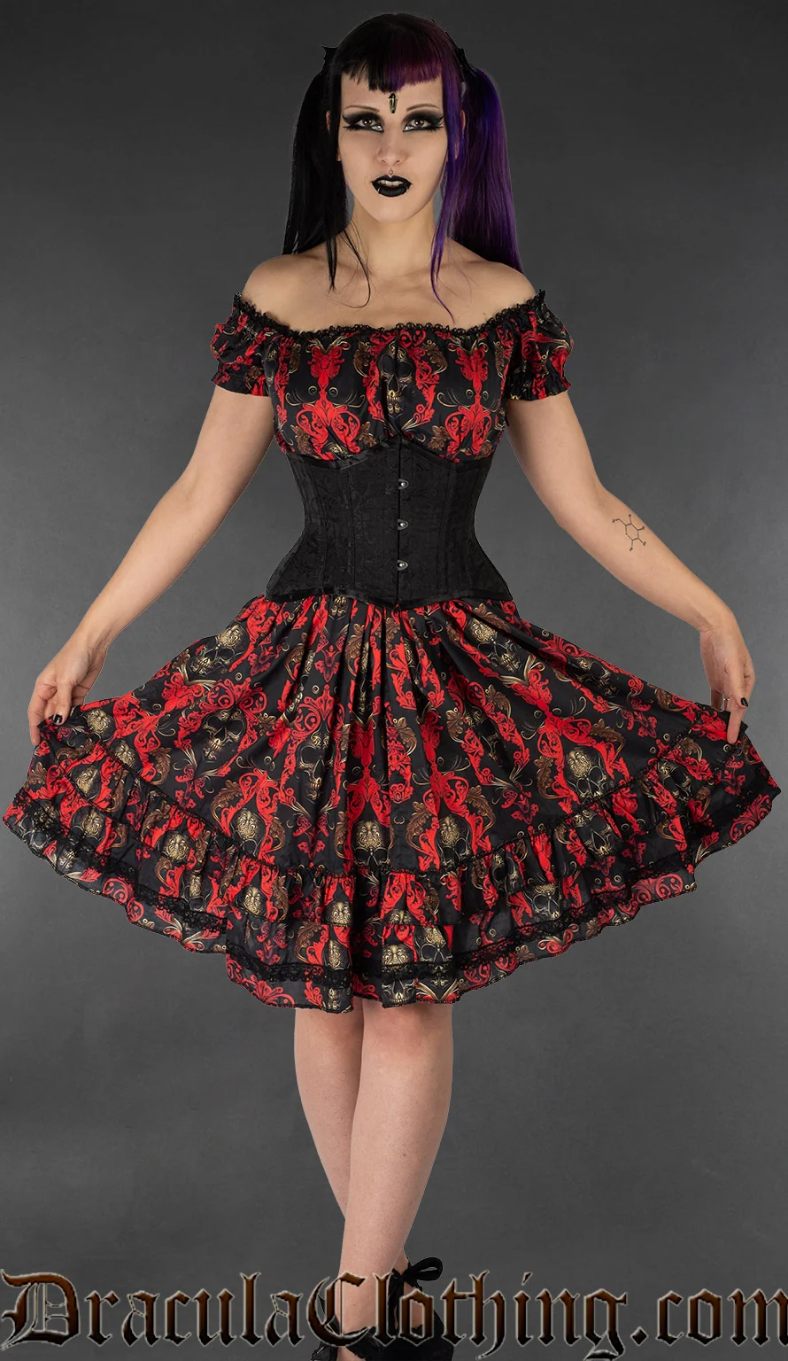 Elegy Gothabilly Dress - Image 3