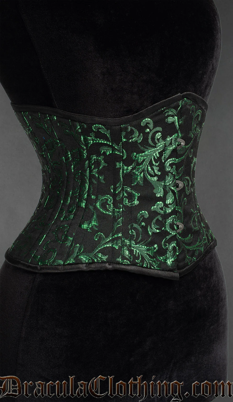 Emerald Double Boned Waist Cincher - Image 2