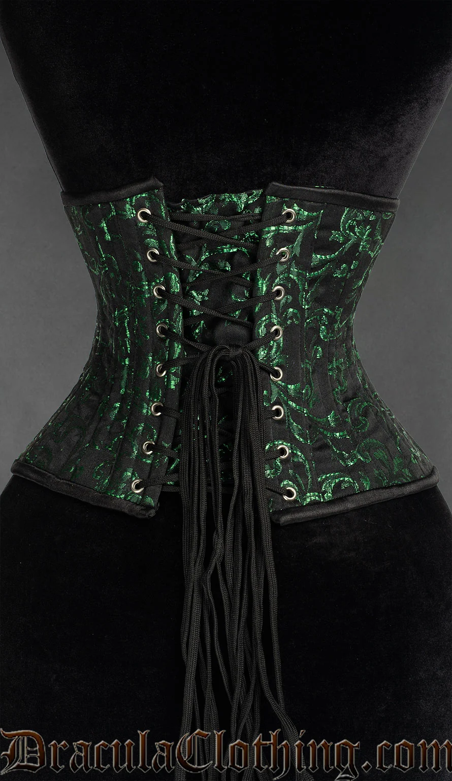 Emerald Double Boned Waist Cincher - Image 3