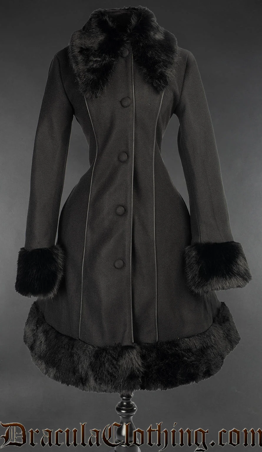 Faux Fur Pocket Coat - Image 2