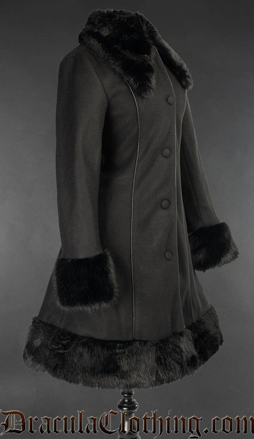 Faux Fur Pocket Coat - Image 4