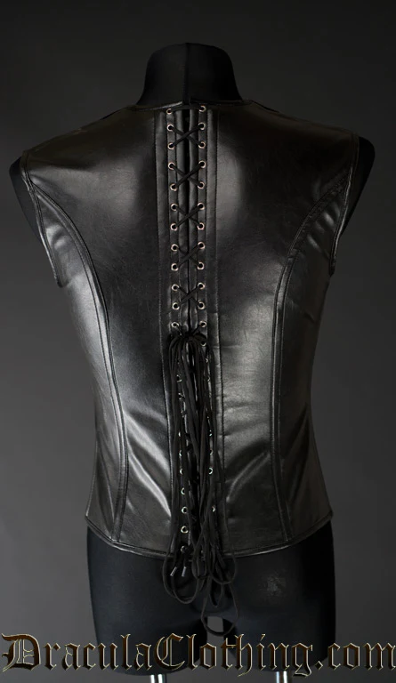 Faux Leather Aristocrat V-Shaper - Image 2