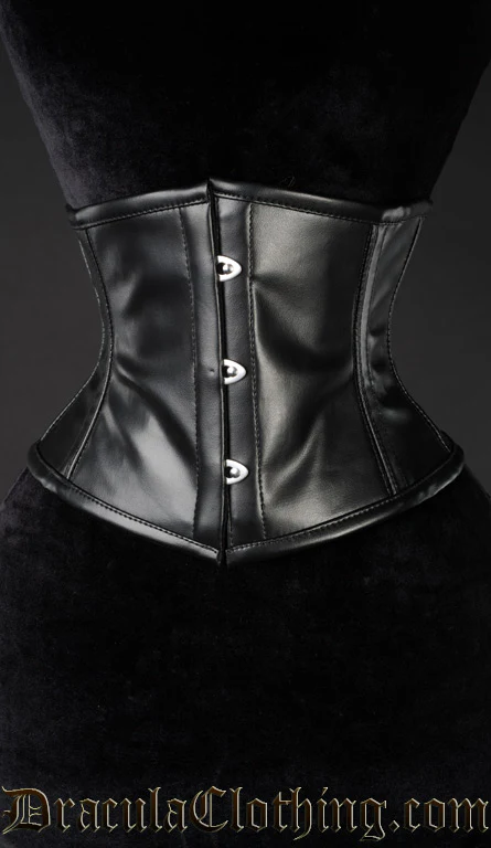 Faux Leather Waist Cincher