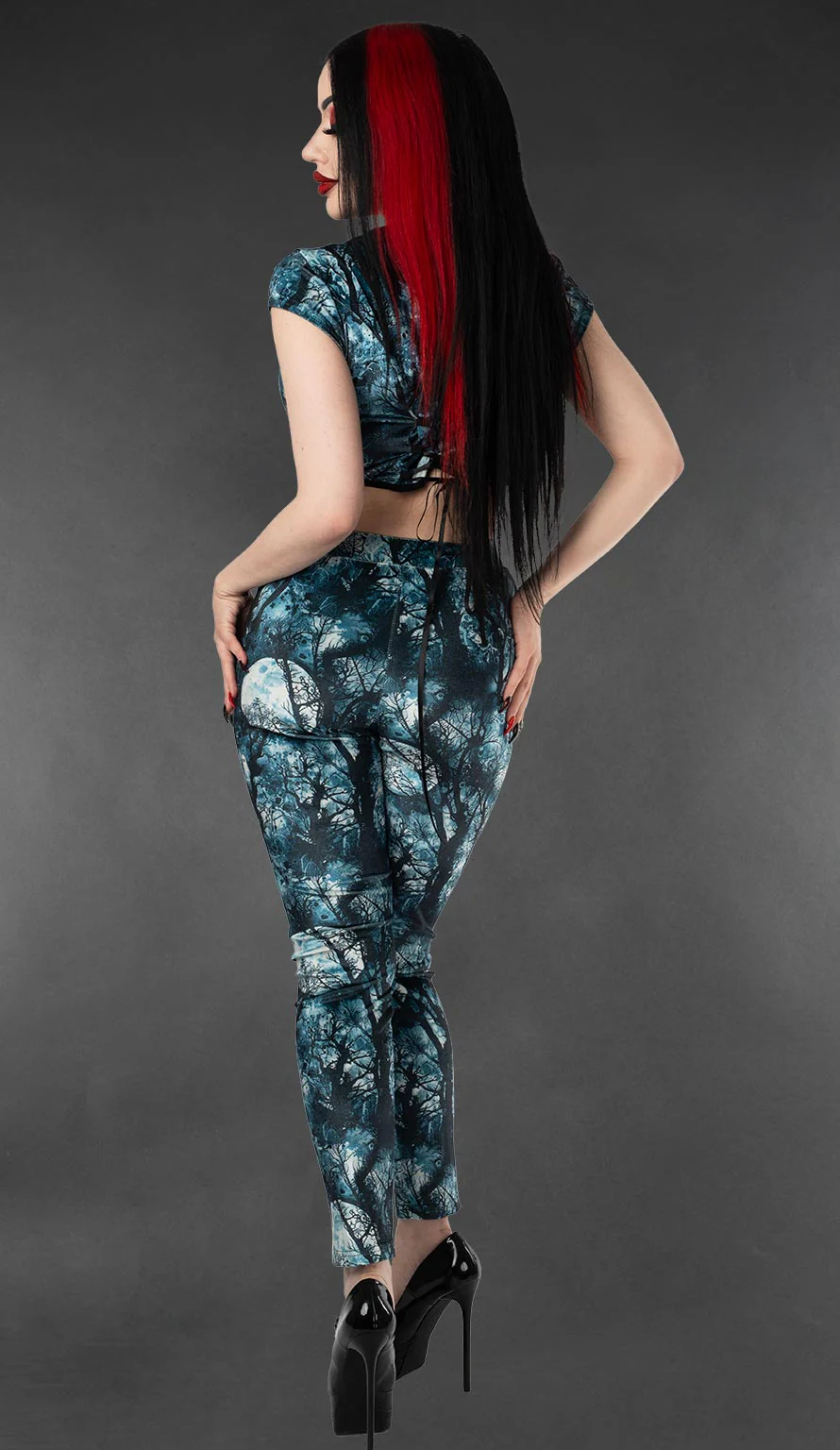 Full Moon Velvet Leggings - Image 2