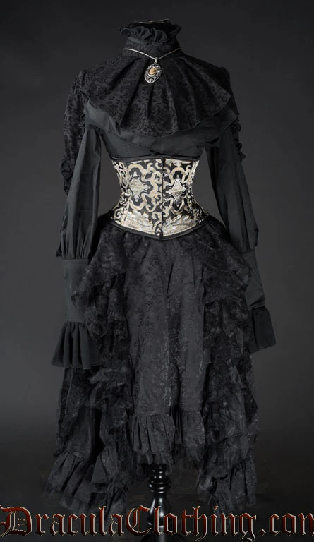 Gold Brocade Waist Cincher - Image 2