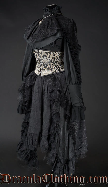 Gold Brocade Waist Cincher - Image 3