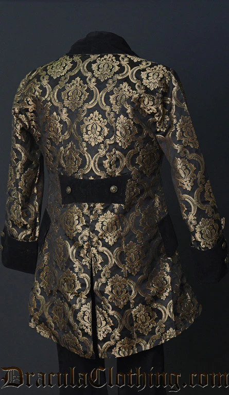 Gold Brocade Pirate Jacket - Image 3